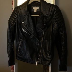 H&M leather jacket